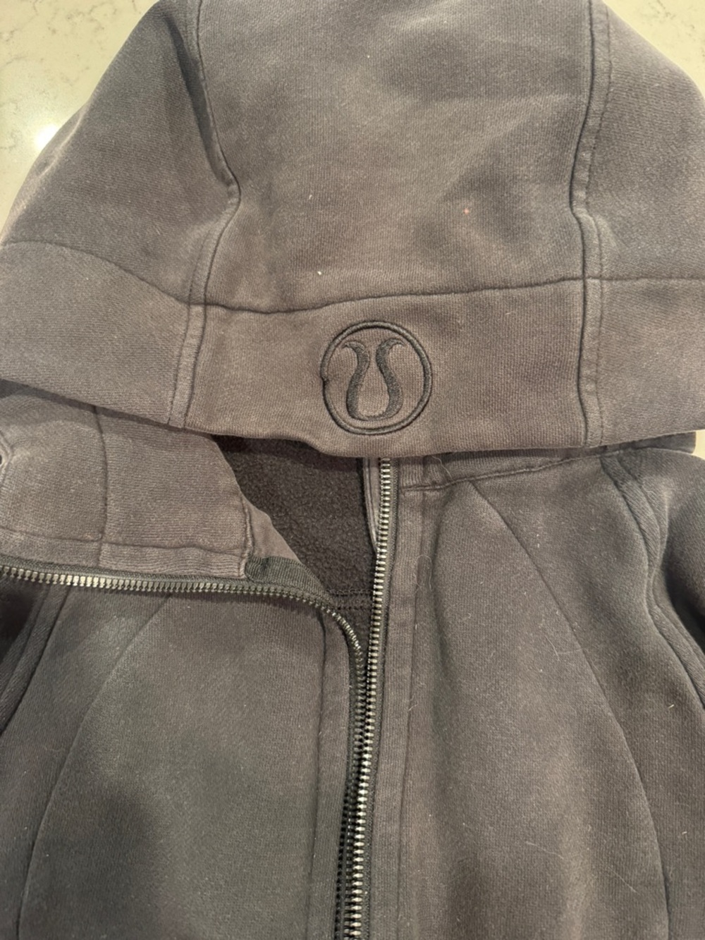 lululemon athletica Black Hooded Zip Jacket
